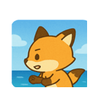 海のキツネ@SFW（個別スタンプ：21）