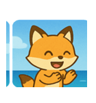 海のキツネ@SFW（個別スタンプ：22）