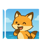 海のキツネ@SFW（個別スタンプ：23）