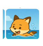 海のキツネ@SFW（個別スタンプ：28）