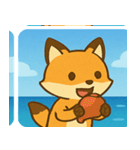 海のキツネ@SFW（個別スタンプ：30）