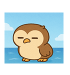 海のフクロウ2@SFW（個別スタンプ：2）