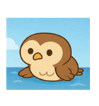 海のフクロウ2@SFW（個別スタンプ：6）