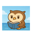 海のフクロウ2@SFW（個別スタンプ：8）