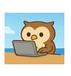 海のフクロウ2@SFW（個別スタンプ：13）