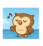 海のフクロウ2@SFW（個別スタンプ：16）