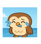 海のフクロウ2@SFW（個別スタンプ：19）