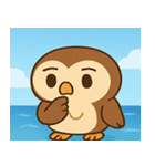 海のフクロウ2@SFW（個別スタンプ：20）