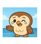 海のフクロウ2@SFW（個別スタンプ：21）