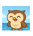 海のフクロウ2@SFW（個別スタンプ：22）