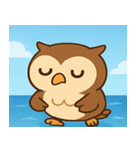 海のフクロウ2@SFW（個別スタンプ：23）