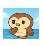 海のフクロウ2@SFW（個別スタンプ：24）