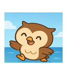 海のフクロウ2@SFW（個別スタンプ：27）