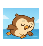 海のフクロウ2@SFW（個別スタンプ：28）