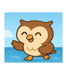 海のフクロウ2@SFW（個別スタンプ：29）