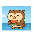 海のフクロウ2@SFW（個別スタンプ：30）