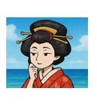 海の花魁@SFW（個別スタンプ：8）