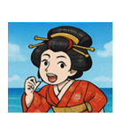 海の花魁@SFW（個別スタンプ：13）