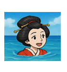 海の花魁@SFW（個別スタンプ：15）