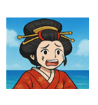 海の花魁@SFW（個別スタンプ：18）