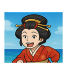 海の花魁@SFW（個別スタンプ：22）