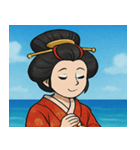 海の花魁@SFW（個別スタンプ：24）