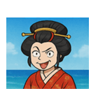 海の花魁@SFW（個別スタンプ：25）