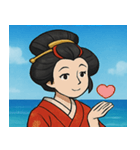 海の花魁@SFW（個別スタンプ：31）