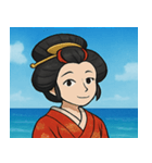 海の花魁@SFW（個別スタンプ：32）