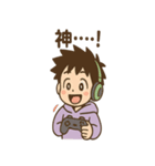 おつかれ対応ゲーム朗リアクションスタンプ（個別スタンプ：3）