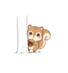栗とリスのきもち（個別スタンプ：20）