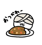 うさぎと夏と食べ物と（個別スタンプ：3）