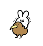 うさぎと夏と食べ物と（個別スタンプ：9）