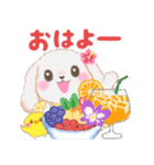 ラブリー・ベイビーうさぎさん⭐︎夏（個別スタンプ：5）