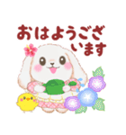 ラブリー・ベイビーうさぎさん⭐︎夏（個別スタンプ：6）