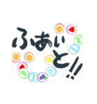 どーんと夏！✿筆文字祭り（個別スタンプ：9）
