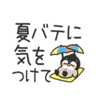 夏のデカ文字★もこぺんぎん（個別スタンプ：6）