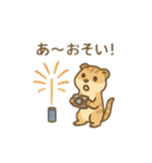 可愛い動物の夏お祭り＆花火 日本語（個別スタンプ：17）