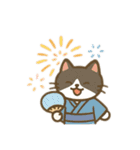 可愛い動物の夏お祭り＆花火 日本語（個別スタンプ：24）