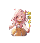 きらめきアイドルちゃん（個別スタンプ：21）