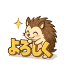 ビビりハリネズミ＊ピリ日常スタンプ2（個別スタンプ：3）