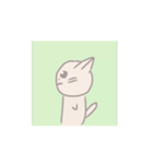 動く！使えるゆるふわ猫スタンプ（個別スタンプ：6）