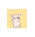 動く！使えるゆるふわ猫スタンプ（個別スタンプ：8）