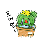 ちびサボテン(KOR)（個別スタンプ：13）