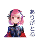 ロボ娘の感情学習スタンプ（個別スタンプ：3）