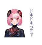 ロボ娘の感情学習スタンプ（個別スタンプ：6）
