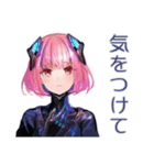 ロボ娘の感情学習スタンプ（個別スタンプ：11）