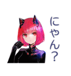 ロボ娘の感情学習スタンプ（個別スタンプ：20）