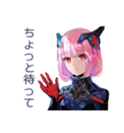 ロボ娘の感情学習スタンプ（個別スタンプ：21）
