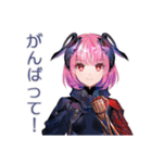 ロボ娘の感情学習スタンプ（個別スタンプ：40）